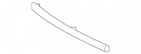 Grila radiator dreapta jos Honda Accord 13-15 crom AVTM