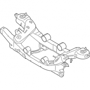 Подрамник задний Lincoln MKC 15-19 AWD