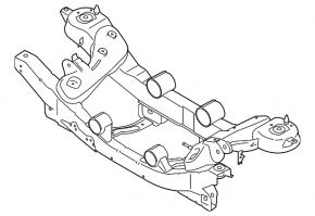 Подрамник задний Lincoln MKC 15-19 AWD