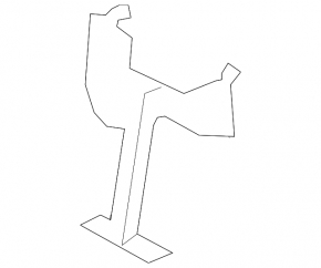 Bara de blocare a capotei Mazda6 09-13