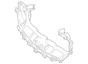 Deflector grilă radiator Mercedes W213 E 17-20 AMG pachet