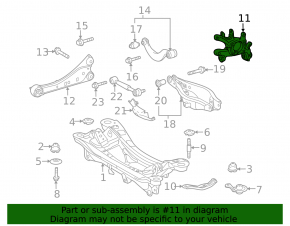 Цапфа задняя левая Lexus Hs250h 10-12 с кожухом
