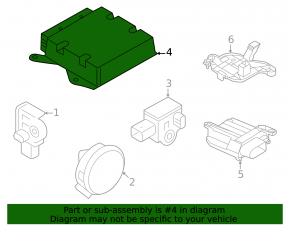 Modul airbag SRS, computer airbag, Audi A3 22-24