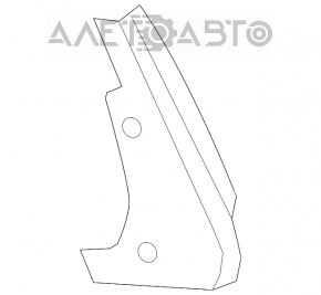 Брызговик передний правый Jeep Cherokee KL 19-22