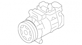 Компрессор кондиционера Audi Q5 8R 09-12 2.0T