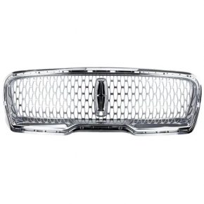 Решетка радиатора grill Lincoln Nautilus 19-21 хром с эмблемой под камеру