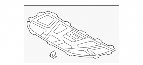 Изоляция капота Audi A6 C7 12-18