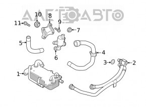 Клапан отопителя Audi A4 B9 17-25