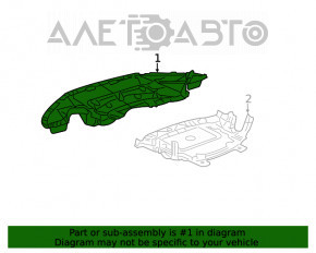 Protecția pentru bara de protecție față Chrysler 300 11-