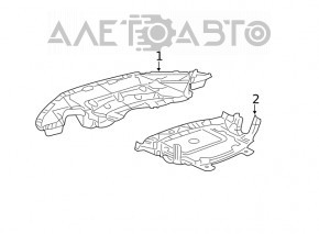 Protecția pentru bara de protecție față Chrysler 300 11-