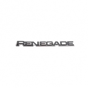 Эмблема надпись Renegade передняя левая Jeep Renegade 15-23