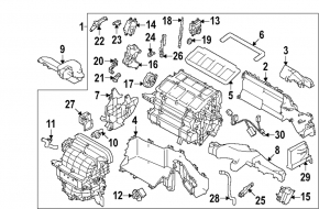 Печка в сборе кондиционер Subaru Forester 25-26