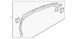 Рамка двери внутреняя передняя правая Ford Focus mk3 11-18