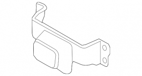 Накладка замка капота Mazda 6 14-17