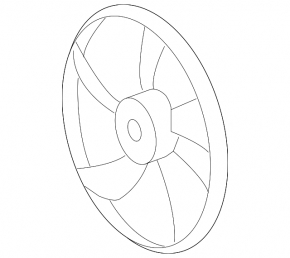 Rotor ventilator răcire stânga Lexus LS460 LS600h 07-17