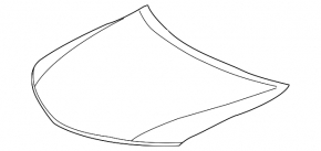 Капот голый Toyota Camry v50 12-14 сталь usa