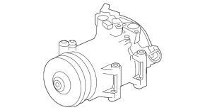 Compresor aer condiționat Subaru Outback 15-19