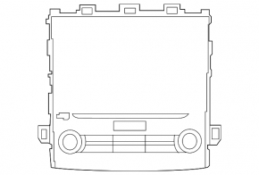 Climate Control Display Subaru Impreza 17-18 GK