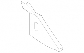 Deflector bara față stânga Mercedes GLC 43 17-19 AMG pachet