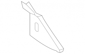 Deflector bara față stânga Mercedes GLC 43 17-19 AMG pachet
