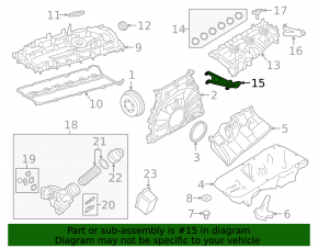 Кронштейн впускного коллектора передний BMW X5 G05 19-23