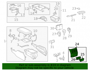 Воздуховод центральной консоли Lexus GS300 GS350 GS430 GS450h 06-11 беж