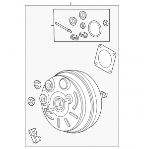 Вакуумный усилитель Ford Escape MK4 20-26 2.0T