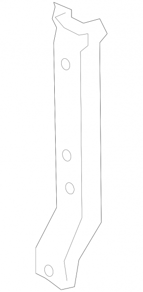 Планка замка капота Mitsubishi Galant 04-12