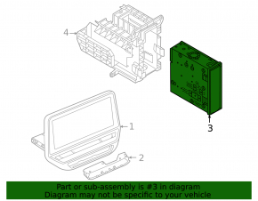 Modul antenă radio Volkswagen ID.4 21-23