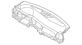 Panoul frontal Torpedo fără AIRBAG Kia Sportage 17-22 negru, LX