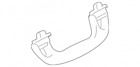 Ручка потолка передняя левая Subaru Legacy 15-19 серая