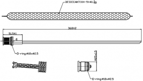Осушитель кондиционера Mercedes W212 11-16