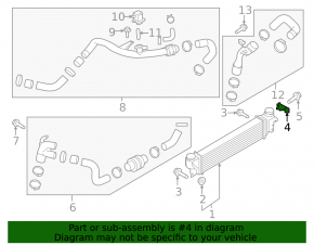 Датчик наддува Ford Edge 15-18 2.0T MAP sensor