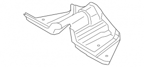 Защита бензобака Ford Mustang mk6 15-23