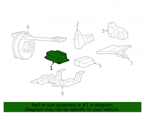 Модуль srs airbag компьютер подушек безопасности Chevrolet Volt 11-13