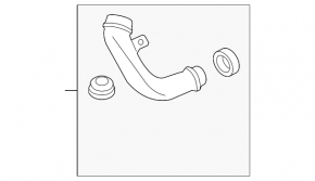 Conductă de aer pentru admisie BMW X5 F15 14-18 N55