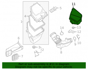 Резонатор BMW X3 G01 18-24 2.0T