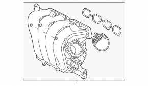 Коллектор впускной Toyota C-HR 18-23 2.0