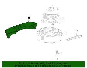 Пенопласт под запаску Chevrolet Malibu 16-23