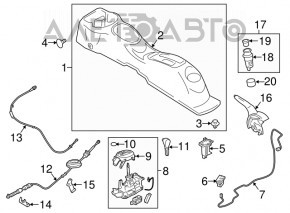 Шифтер КПП Nissan Versa 12-17 АКПП