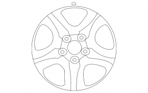 Диск колесный R17 Toyota Rav4 13-18 железка