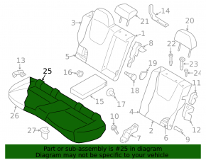 Задний ряд сидений 2 ряд Subaru Impreza WRX GH 09-10 кожа черная с красной строчкой