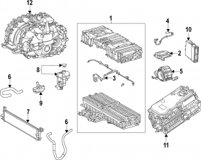 Hybrid Vehicle Control Module Toyota Rav4 19-25 hybrid