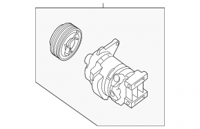 Компрессор кондиционера Nissan Pathfinder 13-20