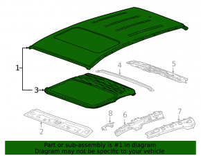 Крыша металл Buick Encore 13-22 под люк