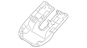 Накладка зеркала внутрисалонного Hyundai Tucson 16-21 2 части