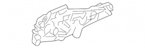 Механизм ручки двери задней левой Chevrolet Impala 14-20