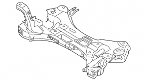Подрамник передний Hyundai Veloster 12-17