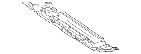 Защита переднего бампера Mercedes W167 GLE 350 450 20-26