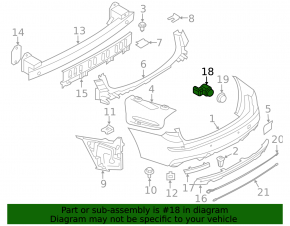 Парктроник передний внешний BMW X5 E70 11-13 без кольца